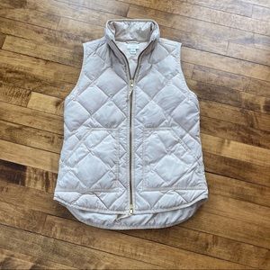 J. Crew Quilted Down Vest